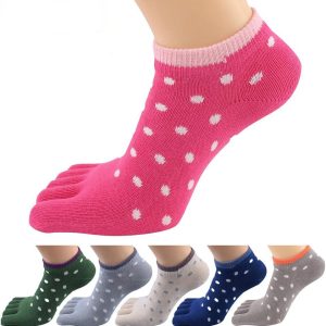 Women Low Cut Toe Socks Ankle Cotton Running Socks(Pack of 5/6)